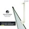Anzzi 33.3 in. x 72 in. H Hinged Frameless Shower Door in Brushed Nickel w/ Tsunami Guard Tempered Glass SD-AZ14-01BN - alternate 6